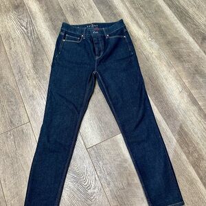 White House Black Market Dark Blue Skinny Jeans